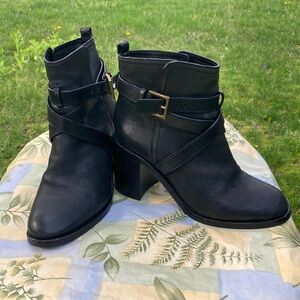 Tory Burch Hastings ankle boots, black leather size 8M